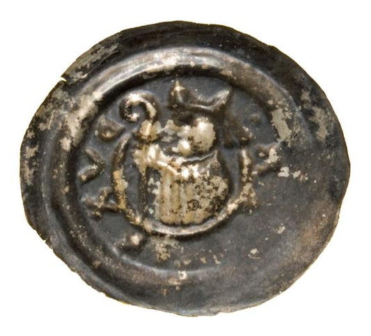 Brakteat Leszek Biały Biskup