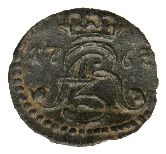 Szeląg 1763 August III Toruń