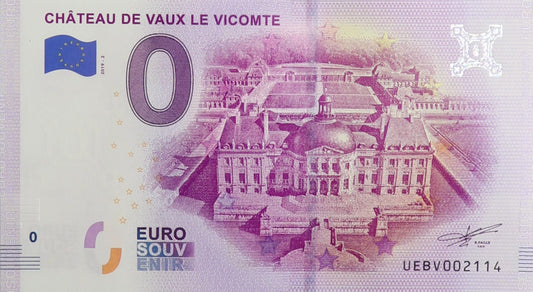 0 Euro - Chateau De Vaux Le Vicomte - Francja - 2019