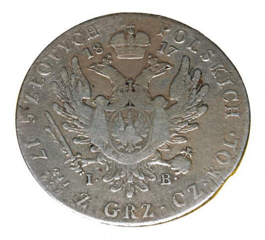 5 złotych 1817 Aleksander I Romanow Królestwo Polskie Warszawa